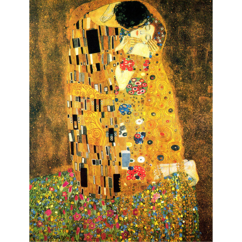 Le Baiser, vers 1908, H 24 po x l 18 po