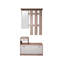 Emilce Hall Tree 100cm Wide with Bench-1834628346