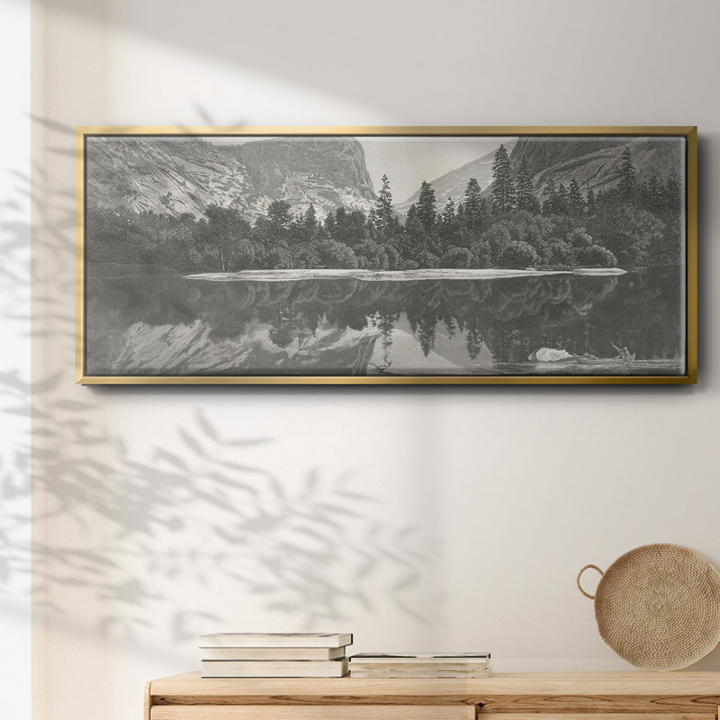 Mirror Lake, Yosemite Valley - toile encadrée, H 12 po x l 30 po