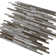 Random Sized Glass Linear Mosaic Wall Tile