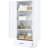 White Tall Cabinet - , 2 Doors, 1 Drawer, Adjustable Shelf, Ample Storage Space, Tipping Protection Mechanism Bathroom White, Shelves, Feature Assurance