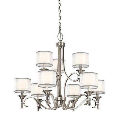 Eisen 9-Light Shaded Chandelier