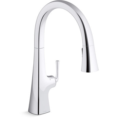Graze Touchless Pull-Down Kitchen Sink Faucet with Voice Activation and Three-Function Sprayhead -  Kohler, K-22068-WB-CP