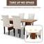 Ensemble de chaises de salle à manger capitonnées et rembourrées à têtes de clou (ensemble de 4)-371559527
