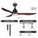 3-Blade Smart LED Ceiling Fan with Dimmable Light and Remote Control