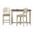 Authement 2 - Person Four Leg Dining Set