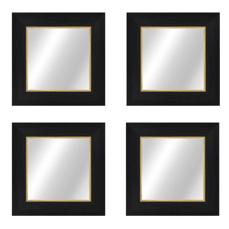 16 X 16 Rustic, Black/Gold