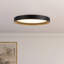 Nix 12-in Black dimmable LED Flush Mount-2113568597