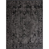 Rapture Gray/Black Oriental Luxury Area Rug