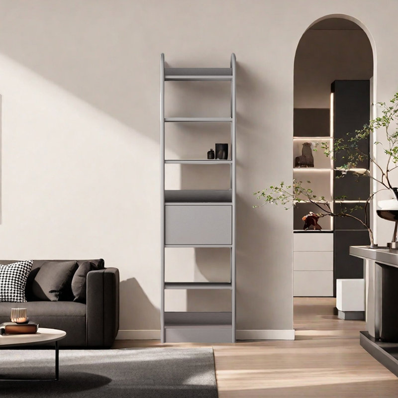 Nowell, (6 tablettes) H 78,74 po x l 15,75 po x P 11,81 po, Gris