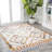 Amir Moroccan Beni Souk Ivory/Blue/Orange Rug-394692762
