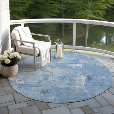 Tapis intérieur / extérieur bleu Aria 