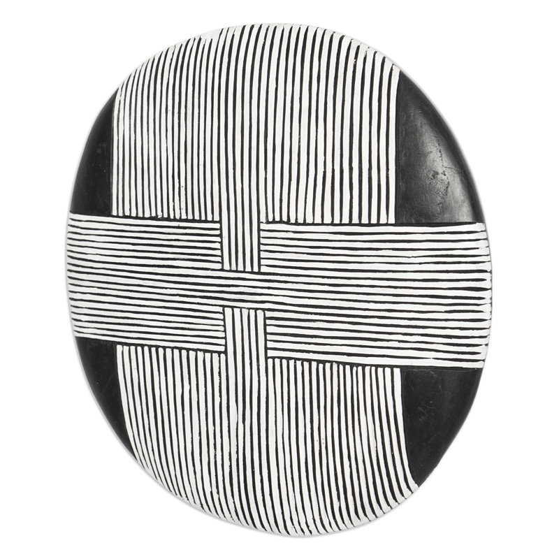 Handmade Modern Wall Decor on Solid Wood