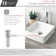 STYLISH Opulence Lush 14-1/2"L Square Vessel Sink