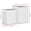 Amabelle Laundry Hamper and Waste Basket Set