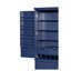 Grande armoire de cuisine autoportante avec tablettes réglables, porte-bouteilles et 7 tiroirs - TopMAX-1424150335
