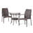 Tullos 2 - Person Patio Dining Set Round Table