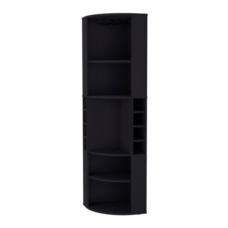 Armoire de bar Avery, Noir