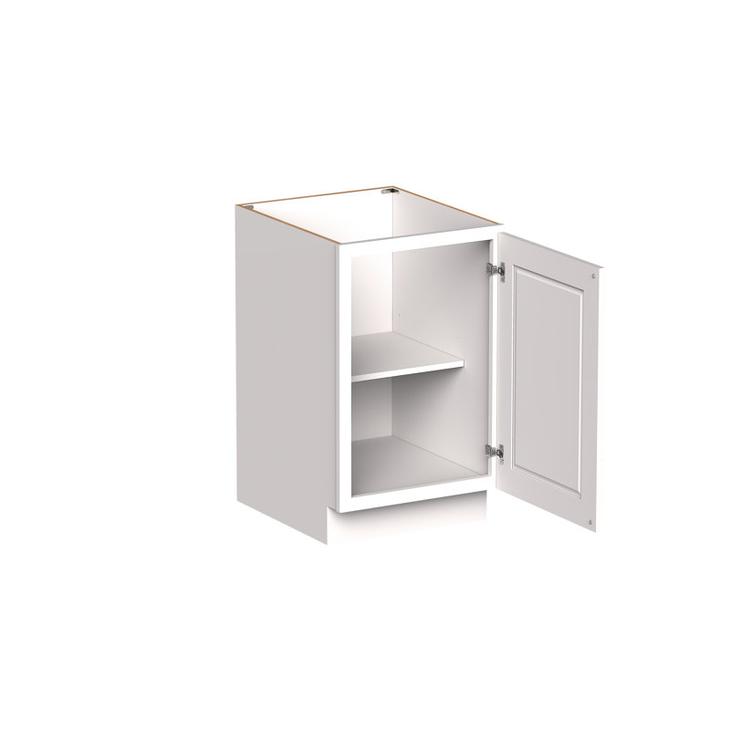 Armoire à porte simple pleine hauteur de style Shaker de DL Cabinetry (prête à assembler) l 21 po x H 34,5 po x P 24 po, 21"