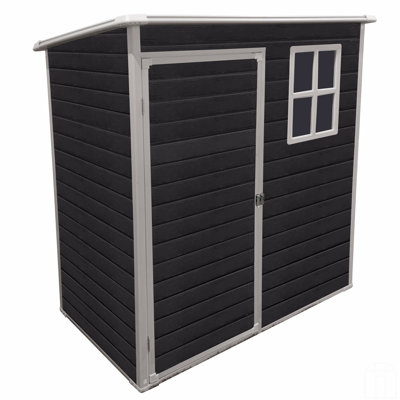 5 Ft X 3 Ft Outdoor Plastic Storage Shed With Floor