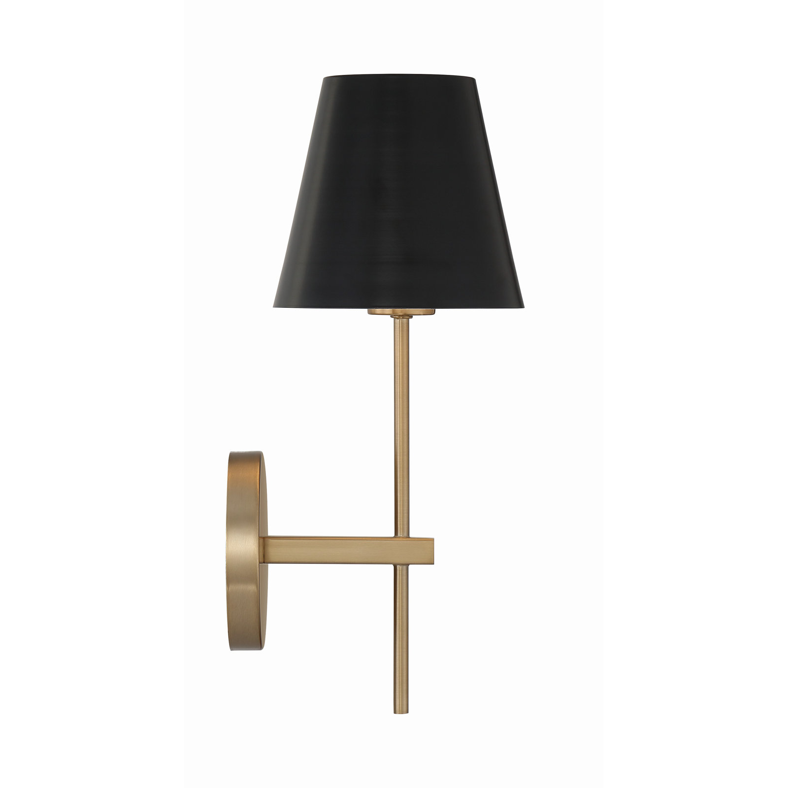 Coverton 1 Light Vibrant Gold Wall Mount, Gold