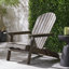 Chaise Adirondack d'extérieur en bois avec accoudoirs-1741647863