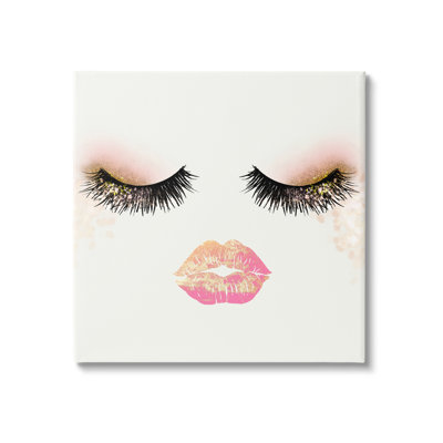 " Babe Face Sparkling Glamorous Fashion Mascara Makeup " by Ziwei Li