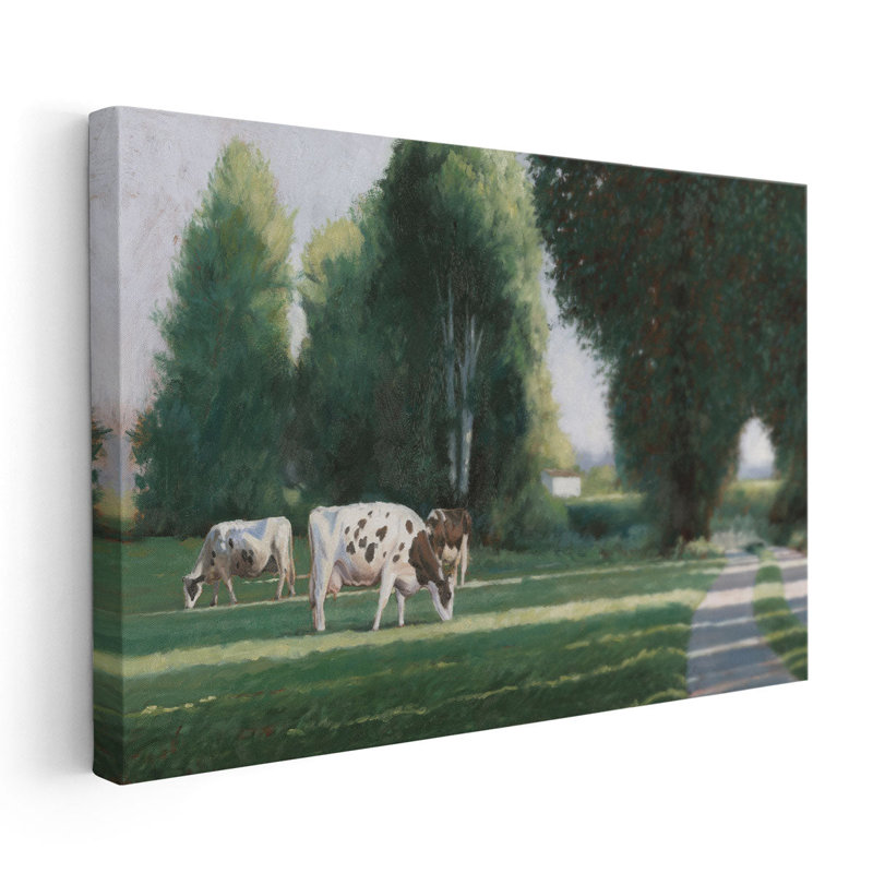 Pâturages - reproduction d'art sur toile, H 20 po x l 30 po