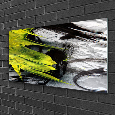 Art Abstract 1 Piece Wall Art on Glass