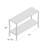 Funnell 47'' Glass Top Console Table-66292952