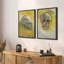 Crânes contemplatifs Vanitas, nature morte, nature sauvage, illustrations, décor rustique-101752649-101752650