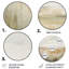 Meadow Grasslands Minimalisme II - paysages d'art rond en métal-109711548