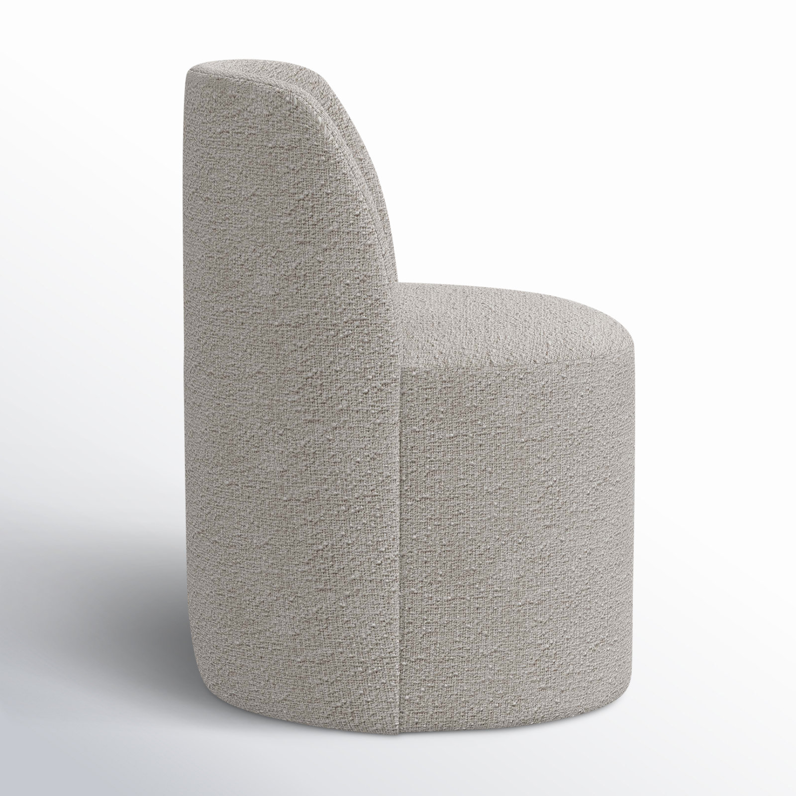 Begonia Dining Chair, Classic Elephant Boucle