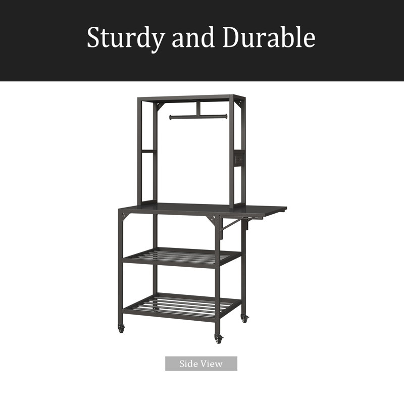 3D Printer Stand, Heavy Duty 3D Printer Table Stand With Filament Storage Rack, T-Shaped Spools Holder Rack With Wheels,3D Printer Workbench For 3D Printing Studio, Home Office Workshop