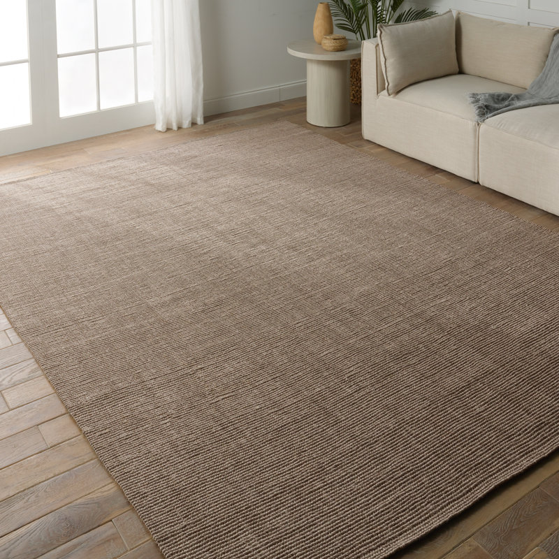 Jute / Sisal Area Rug in Taupe, Runner 3' x 10'