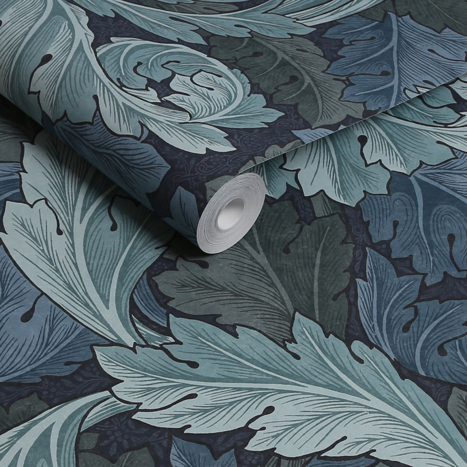 Floral Wallpaper, Blue