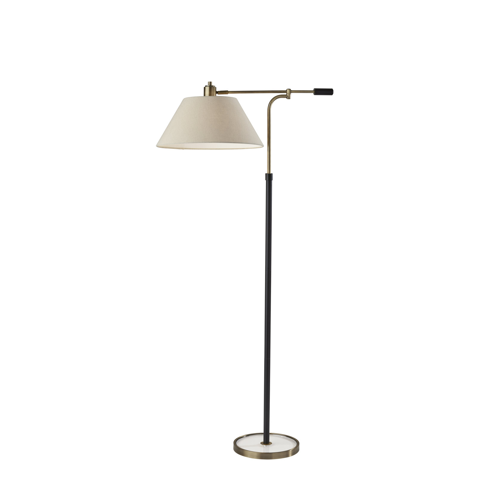 61'' Dimmable Swing Arm Floor Lamp