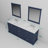 Dukes 80 in W x 22 in D Double Bath Vanity-1480091000