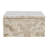 6x3x4" Rectangular Marble Storage Box With Natural Cream Finish