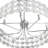 Perrene 8 light Chandelier in Chrome