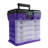 Stalwart Portable Tool Box - Small Parts Organizer with Drawers and Customizable Compartments for Hardware, Fishing Tackle, Beads, or Crafts-33872752