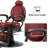 Bettyjo Vegan Leather Heavy Duty Metal Hydraulic Manual Swivel Salon Recliner-1607993156