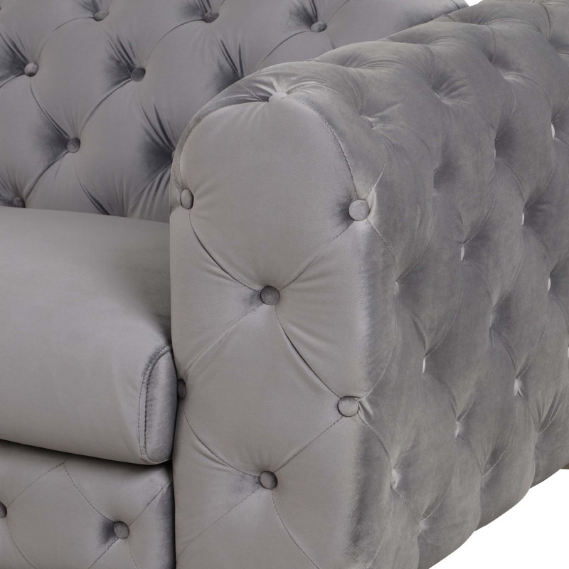 Canapé en velours 40,5 po Hounslow
