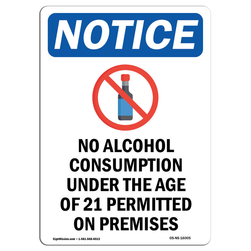 Aucun signe d'alcool