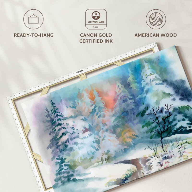 Paysage d'hiver Alvord Fantasy, H 34 po x l 51 po