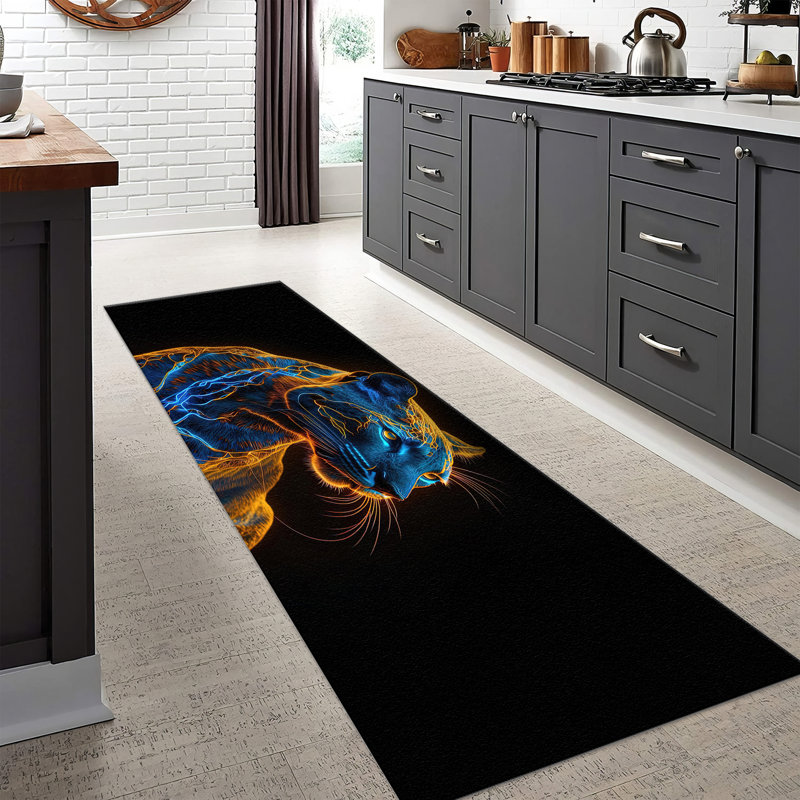 Chic Non-Woven Soft Type Printed Rug with Elegant Floral Design for a Stylish and Comfortable Home Decoration Solution