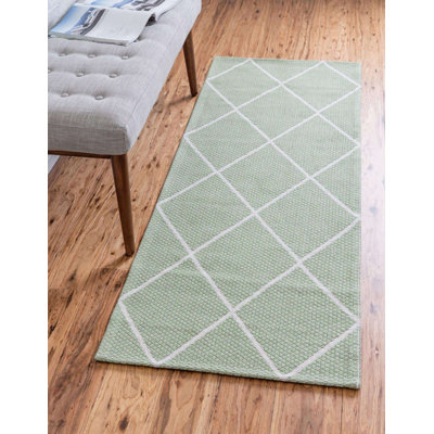 California Cotton Abstract Indoor Rug