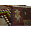 Tapis oriental tribal 3 x 6 multicolore One-of-a-Kind