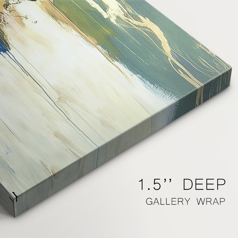 Série ABSTRACT DCCDVXVII - Toile tendue avec châssis Premium - Prêt à être accroché, H 12 po x l 8 po