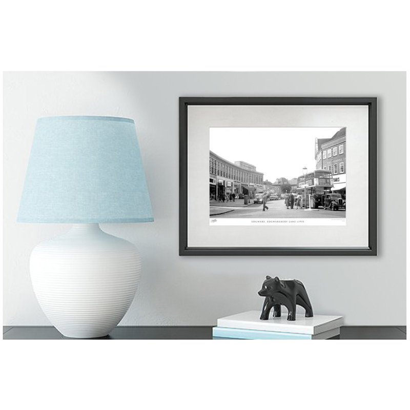 Edgware, Edgwarebury Lane C1955 by Francis Frith - Single Picture Frame Print, 28cm H x 36cm W x 2.3cm D